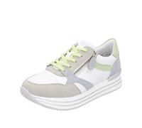 Remonte Femme D1323 Baskets Basses, Blanc 84, 42 EU