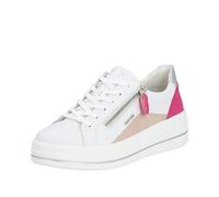 Remonte Femme D1c01 Basket, Blanc, Rose, Magenta, Argent, Blanc 80, 39 EU