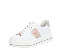 Remonte Femme D1c02 Basket, Blanc, Or Rose, Blanc 80, 40 EU