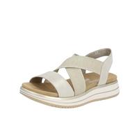 Remonte Femme D1j50 Sandale, Coquillage Beige doré 90, 44 EU
