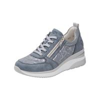 Remonte Femme D2401 Baskets Basses, Bleu, 35 EU