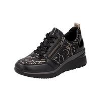 Remonte Femme D2401 Baskets Basses, Noir, 39 EU