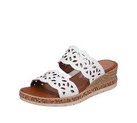 Remonte Femme D3065 Mocassin, Blanc 80, 39 EU