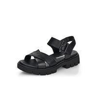 Remonte Femme D7950 Sandale à Talon, Noir 00, 40 EU