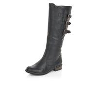 Remonte Femme R3370 Bottes Hautes, Noir Asphalt 01, 37 EU