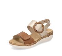 Remonte Femme R6853 Sandale, Argile métallique Noccia 90, 38 EU