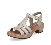 Remonte Femme Sandales D0N50, Dame Sandales Classiques,Sandale,Chaussure d'été,Confortable,Metallic,41 EU / 7.5 UK
