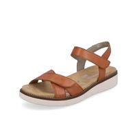 Remonte Femme Sandales D2049, Dame Sandales Classiques,Semelle intérieure Amovible,Sandale,Chaussure d'été,Confortable,Braun,39 EU / 6 UK