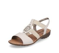 Remonte Femme Sandales R3666, Dame Sandales Classiques,Sandale,Chaussure d'été,Confortable,Beige Kombi,40 EU / 6.5 UK