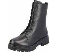 Remonte Femmes Combat Boots/ Bottines à lacets Noir Cuir lisse Taille : 36