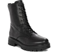 Remonte Femmes Combat Boots/ Bottines à lacets Noir Cuir lisse Taille : 38
