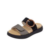 Remonte Femmes Confortables Mule en Similicuir Textile Fermeture Scratch D2N51