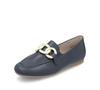 Remonte Pantoufles pour femme D0K09 - Slip On - Semelle lâche, Bleu 14., 41 EU