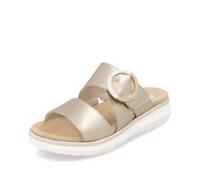 Remonte Pantoufles pour femme D2K51, semelle lâche, Or 90, 38 EU