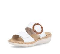 Remonte Pantoufles pour femme R6858 - Slip On - Semelle lâche, Blanc 80, 44 EU