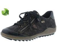 Remonte R1402-07 Chaussures Sport Ballerines Confort Plates Noir Cuir Noir