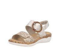 Remonte R6853 Sandales à lanières pour femme, dorées, 44 EU