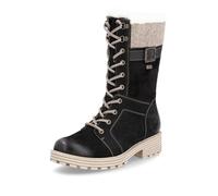 Remonte RemonteTEX D0W72 Bottes à enfiler pour femme avec semelle lâche et imperméables, Noir Combi 03, 39 EU