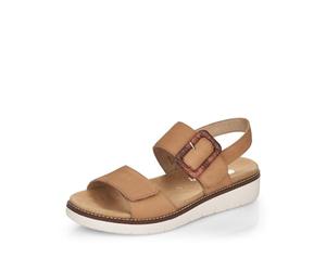 Remonte Riemchensandalen - Macchiatobraun Cuir 37 EU