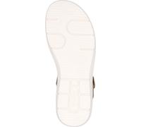 Remonte sandale femme en cuir métallisé avec semelle TR antidérapante D2K53, taille:42 EU, couleur:argent