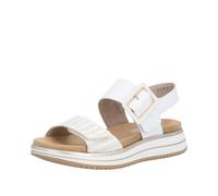 REMONTE Sandales à lanières beige / blanc, Taille 39