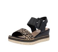 REMONTE Sandales à lanières beige clair / noisette / noir, Taille 37