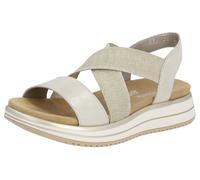 Remonte Femme D1j50 Sandale, Coquillage Beige doré 90, 37 EU