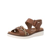 Remonte D2043 Sandales classiques pour femme avec semelle lâche, Marron Combi 24, 40 EU