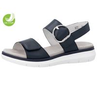 Remonte Sandales compensées D2K50 pour femme, bleues, 38 EU