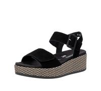 Remonte D1n54 Sandales compensées pour femme, noir, 40 EU