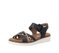 REMONTE Sandales à lanières noisette / bronze / noir, Taille 37
