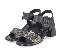 Remonte Sandales à lanières pour femme D1K51 - Noir - 41 EU