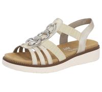 Remonte Sandales D2073 pour femme, Coquillage beige doré 60, 38 EU