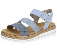 REMONTE Sandales bleu denim / bleu clair / marron, Taille 42