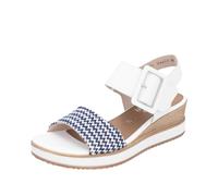 REMONTE Sandales bleu foncé / blanc, Taille 36