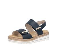 Remonte Sandales compensées D0Q59 pour femme - Bleu - 37 EU