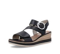 Remonte Sandales classiques pour femme D6466, Noir 00., 38 EU