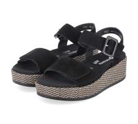 Remonte Sandales compensées D1N54 pour femme - Noir - 38 EU