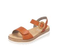 Remonte Sandales compensées pour femme D0Q52 Orange 37 EU, Orange, 37 EU