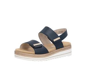 Remonte Sandales compensées pour femme D0Q59 - Bleu - 41 EU