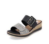 Remonte Sandales compensées pour femme D6463, Noir Combi 03, 42 EU