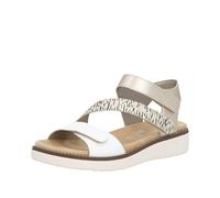 Remonte Sandales D2050 avec sangle de cheville pour femme, doré, 38 EU