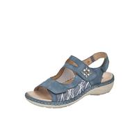 Remonte Sandales D7647 pour femme, Adria Lightblue gris clair Bianco 16, 36 EU
