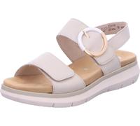 Remonte sandales femme Beige cuir lisse deux sangles velcro Taille : 41