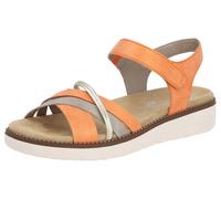 REMONTE Sandales gris / orange / argent, Taille 39