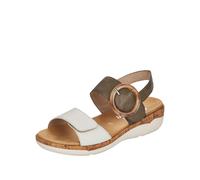 REMONTE Sandales marron / olive / blanc, Taille 39