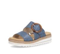 Remonte Pantoufles pour femme D0Q51 - Slip On - Semelle lâche, Bleu 14., 39 EU