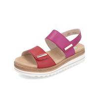 Remonte Sandales Mode Femme D0Q59, Pointure:37 EU, La Couleur:Rose