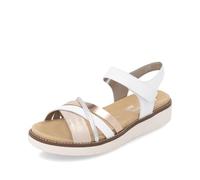 Remonte Sandales Mode Femme D2058, Pointure:38 EU, La Couleur:Blanc
