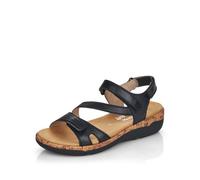 Remonte Sandales R6850 pour femme, Noir 01., 44 EU